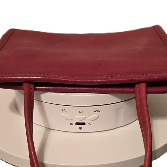 Coach Disco Crossbody Small Red Leather Shoulder Handbag ~ Vintage EVC - Picture 5 of 9